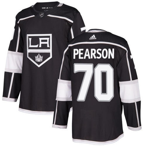 Adidas Men Los Angeles Kings #70 Tanner Pearson Black Home Authentic Stitched NHL Jersey->los angeles kings->NHL Jersey